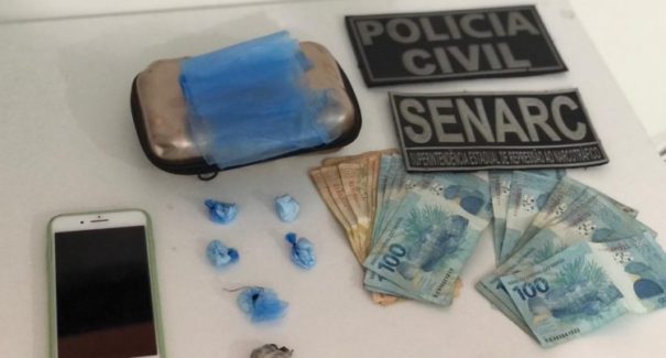 Homem é preso por suspeita de tráfico de drogas no bairro Cohab Anil