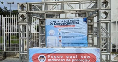 Pontos para distribuição de máscaras são instalados em São Luís