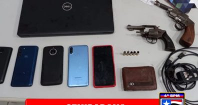 Homem e dois adolescentes são detidos portando armas de fogo em São Luís