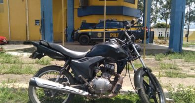 Polícia Rodoviária consegue recuperar motocicleta roubada na BR-135