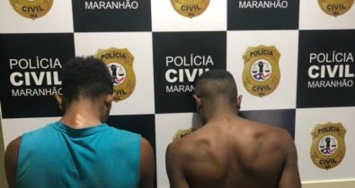 Polícia Civil prende dupla suspeita de roubo e furto no interior do Maranhão