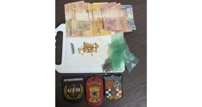 Preso suspeito de tráfico de drogas no Paço do Lumiar