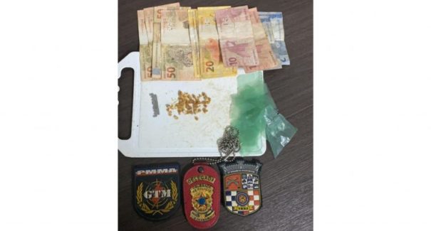 Preso suspeito de tráfico de drogas no Paço do Lumiar