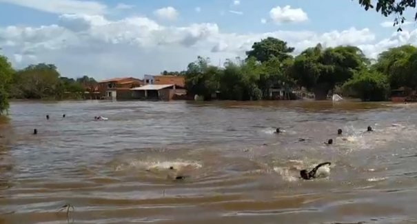 Uma morte é confirmada após queda da ponte metálica em Bacabal