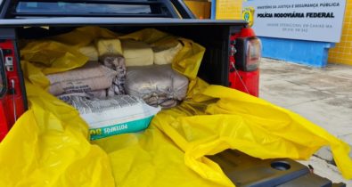 PRF apreende veículo com 230 kg de queijo transportados de forma irregular