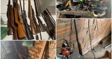 Policia prende envolvidos em comércio ilegal de armas de fogo em Santa Luzia