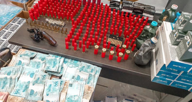 Comerciante é preso por venda ilegal de munições e receptação de cigarros em Miranda do Norte