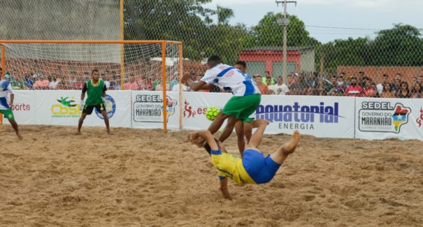 Primeira Cruz goleia Santo Amaro e mantém os 100% no Maranhense de Beach Soccer