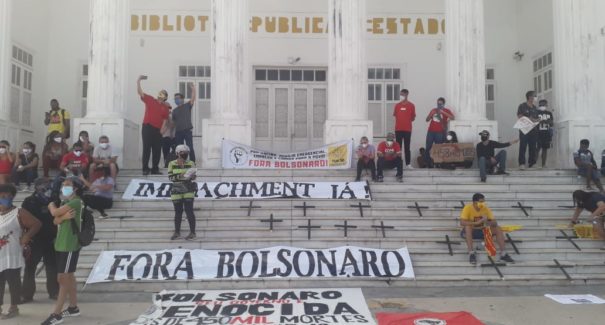 Maranhenses vão às ruas contra Bolsonaro