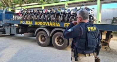 Polícia Rodoviária Federal apreende mais de 100 motocicletas irregulares no MA