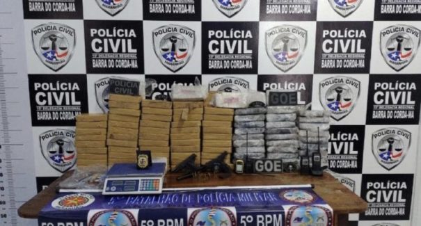 Mais de 90kg de pasta base de cocaína são apreendidos em Barra do Corda