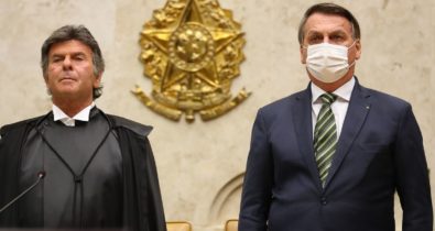 Fux e Bolsonaro conversam sobre indicação de vaga ao STF