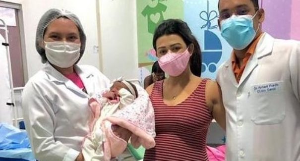 Bebê nasce com anticorpos contra Covid-19 no Maranhão