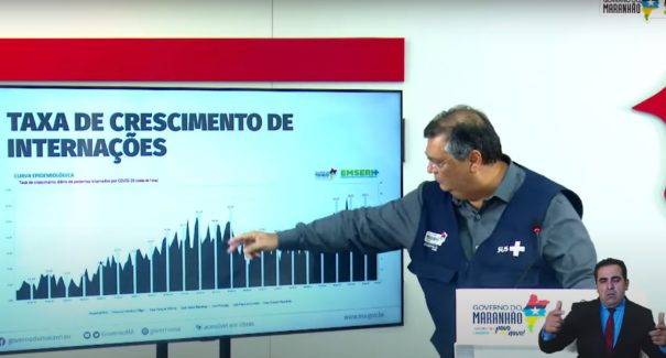 “Estamos atravessando a chamada ‘3ª onda’ da pandemia”, diz governador Flávio Dino