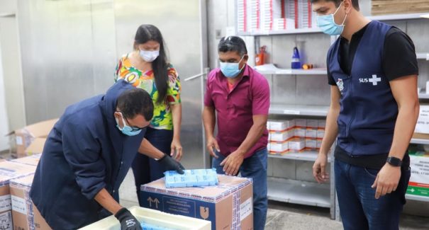 Maranhão recebe mais 63.180 mil doses da vacina Pfizer