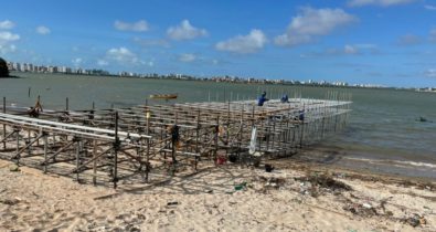 Avança obra de urbanização da Praia do Bonfim na capital