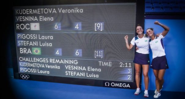 Em virada histórica, Stefani e Pigossi ganham bronze inédito no tênis