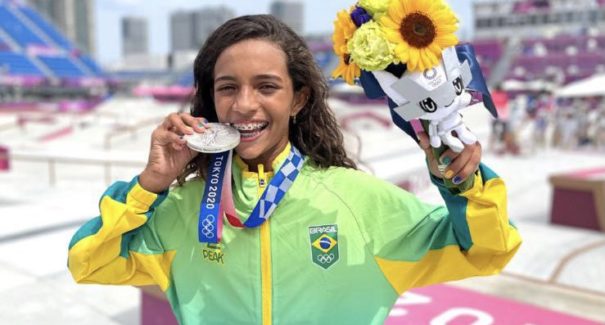Maranhense Rayssa Leal foi a atleta mais citada em redes sociais nas Olimpíadas