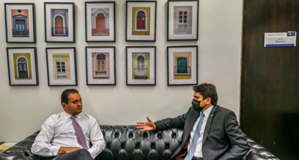 Juscelino e Weverton na comissão da LDO