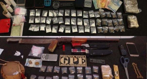 Operação desarticula grupo suspeito de tráfico de drogas em Porto Franco
