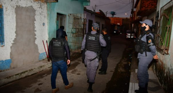 Operação conjunta prende dois suspeitos de tráfico de drogas e crime organizado no Coroadinho