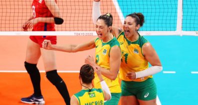 Brasil atropela o Japão no vôlei feminino com 3 sets a 0