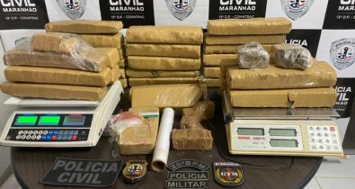 Polícia apreende 30 quilos de drogas em São Luís