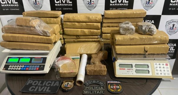 Polícia apreende 30 quilos de drogas em São Luís
