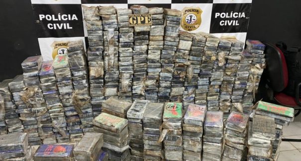 Polícia Civil apreende mais de meia tonelada de cocaína