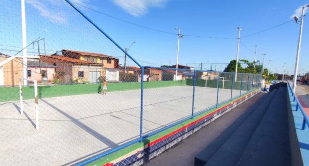 Governo vistoria obras da Praça São Sebastião, no polo Coroadinho