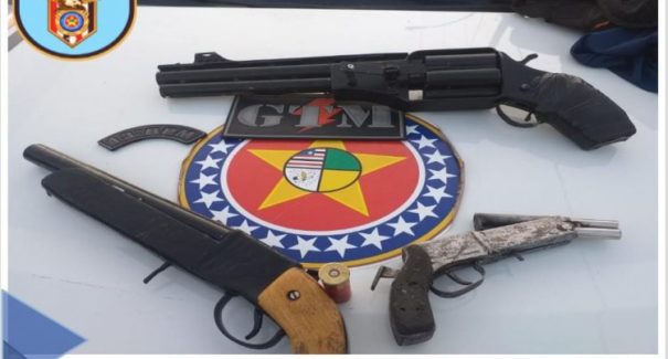 Em 72 horas, Polícia Militar apreende quatro armas de fogo
