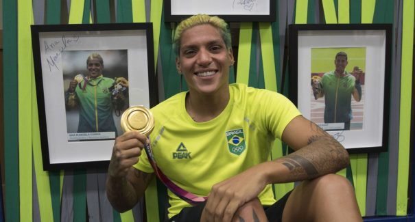 Brasil bate recorde de mulheres medalhistas em Tóquio com Ana Marcela