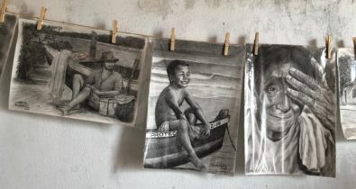 Artista plástico maranhense realiza exposição na Beira-Mar