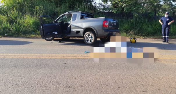 Colisão entre moto e carro na BR-402 resulta em morte