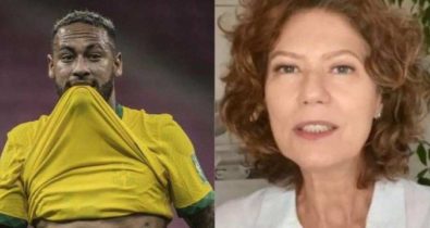 Neymar responde crítica de Patrícia Pillar de forma irônica