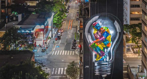 Novo mural de Kobra instiga a repensar valores