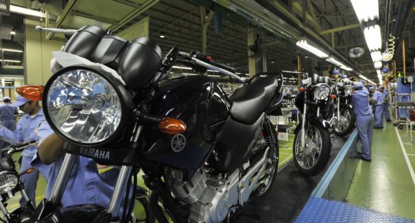 Produção de motocicletas cresce 30,2% em agosto