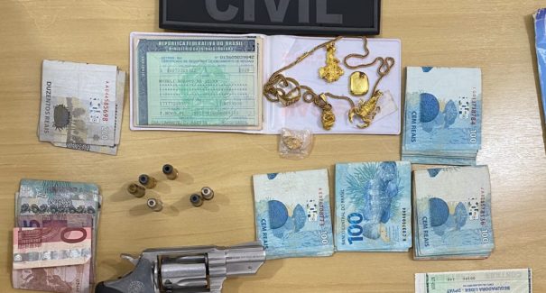 Homem é preso em flagrante por posse ilegal de arma de fogo no interior do Maranhão