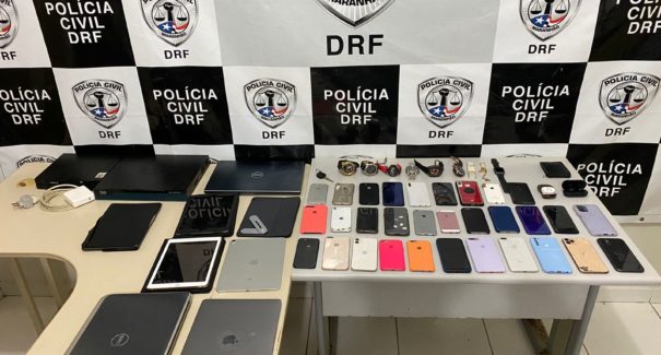 Suspeito de receptação é preso com celulares e notebooks roubados