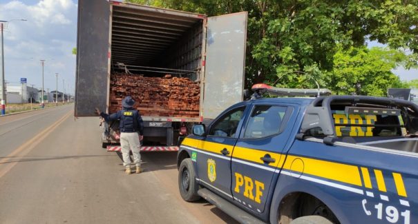Madeira irregular é apreendida na BR-230 no Maranhão