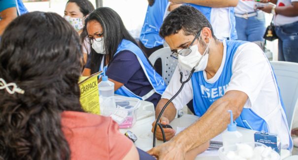 Programa Saúde na Praça ocorre em Raposa