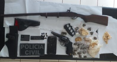 Três pessoas são presas com drogas e arma de fogo em Porto Franco