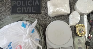 Polícia apreende mais de 1 kg de cocaína no bairro Anil