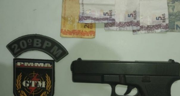 Dupla suspeita de assalto é presa com arma de fogo no Cruzeiro do Anil