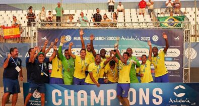 Seleção Brasileira é campeã do Mundialito de Beach Soccer