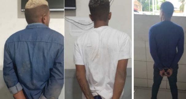 Trio é preso suspeito de praticar assaltos em Paço do Lumiar