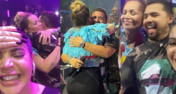 Xand Avião e Solange Almeida se reconciliam e cantam juntos