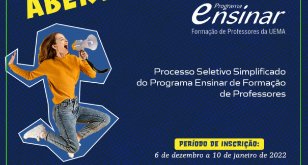 Inscrições para vestibular do Programa Ensinar/UEMA começam dia 6 de dezembro