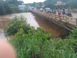 Ponte sobre o rio Grajaú pode ser interditada devido às fortes chuvas