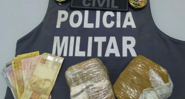 Homem é preso dentro de ônibus com droga avaliada em R$ 30 mil